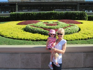 Nana and Lucy - first day at Magic Kingdom